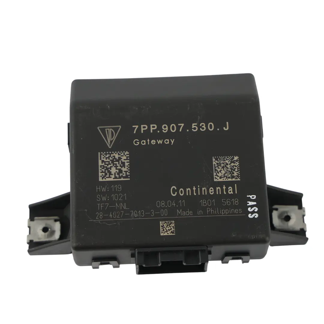 Porsche Cayenne 92A Module Contrôle Passerelle ECU 3.6 Essence 220kw - SKU 7PP907530J - Numéro de pièce 7PP907530J