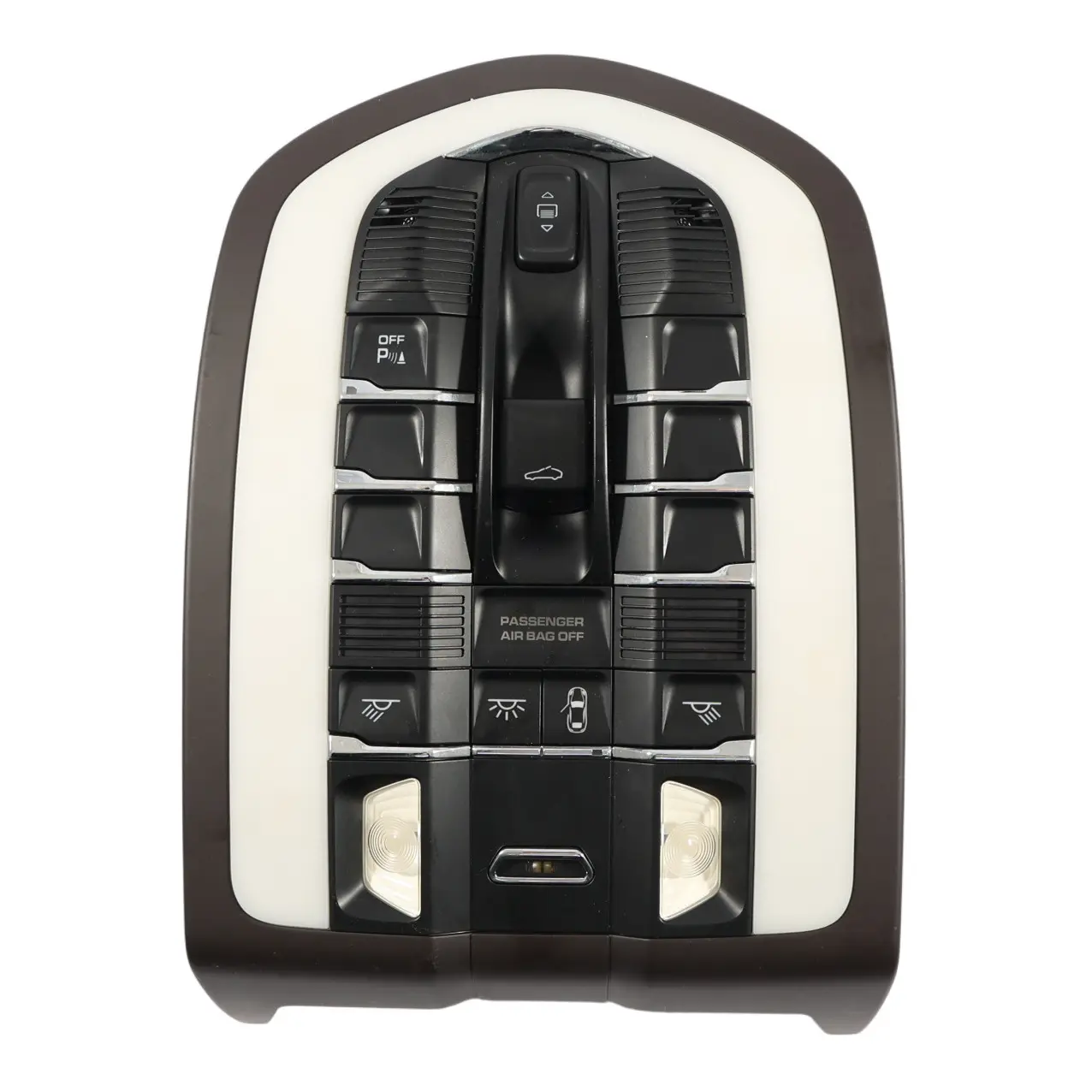 Porsche Cayenne 92A Front Interior Roof Light Lamp Sunroof Switch 7PP959551EL