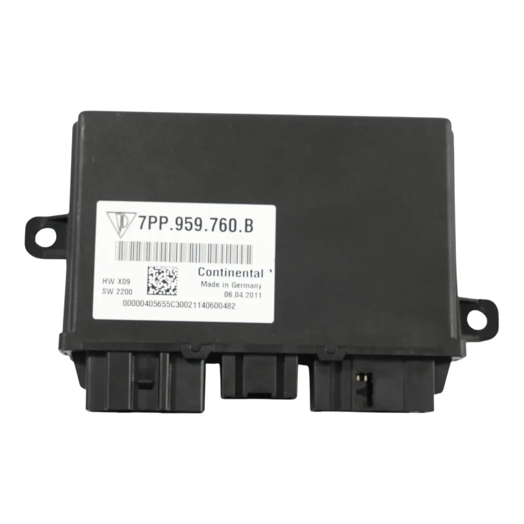 Porsche Cayenne Turbo 92A Modulo Controllo Sedile Anteriore ECU - SKU 7PP959760B - Numero di parte 7PP959760B