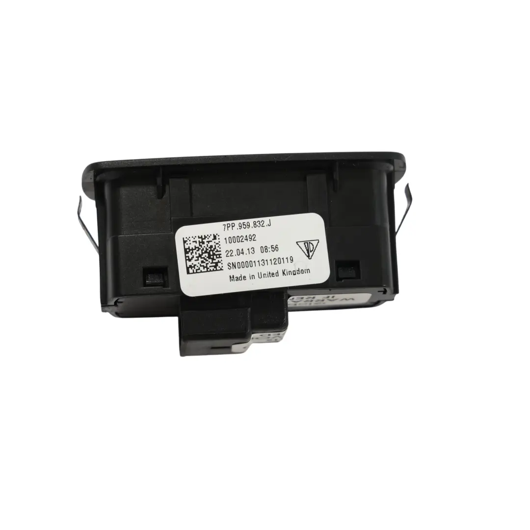 Porsche Cayenne 92A Pulsante Interruttore Apertura Portellone - SKU 7PP959832J - Numero di parte 7PP959832J