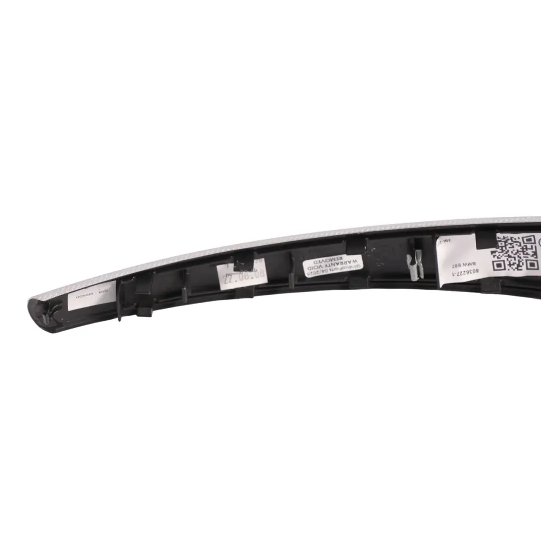 BMW E87 Left Inner Door Aluminium Handle Strip Glacier Silver N/S - SKU 8036227-1 - Part number 8036227