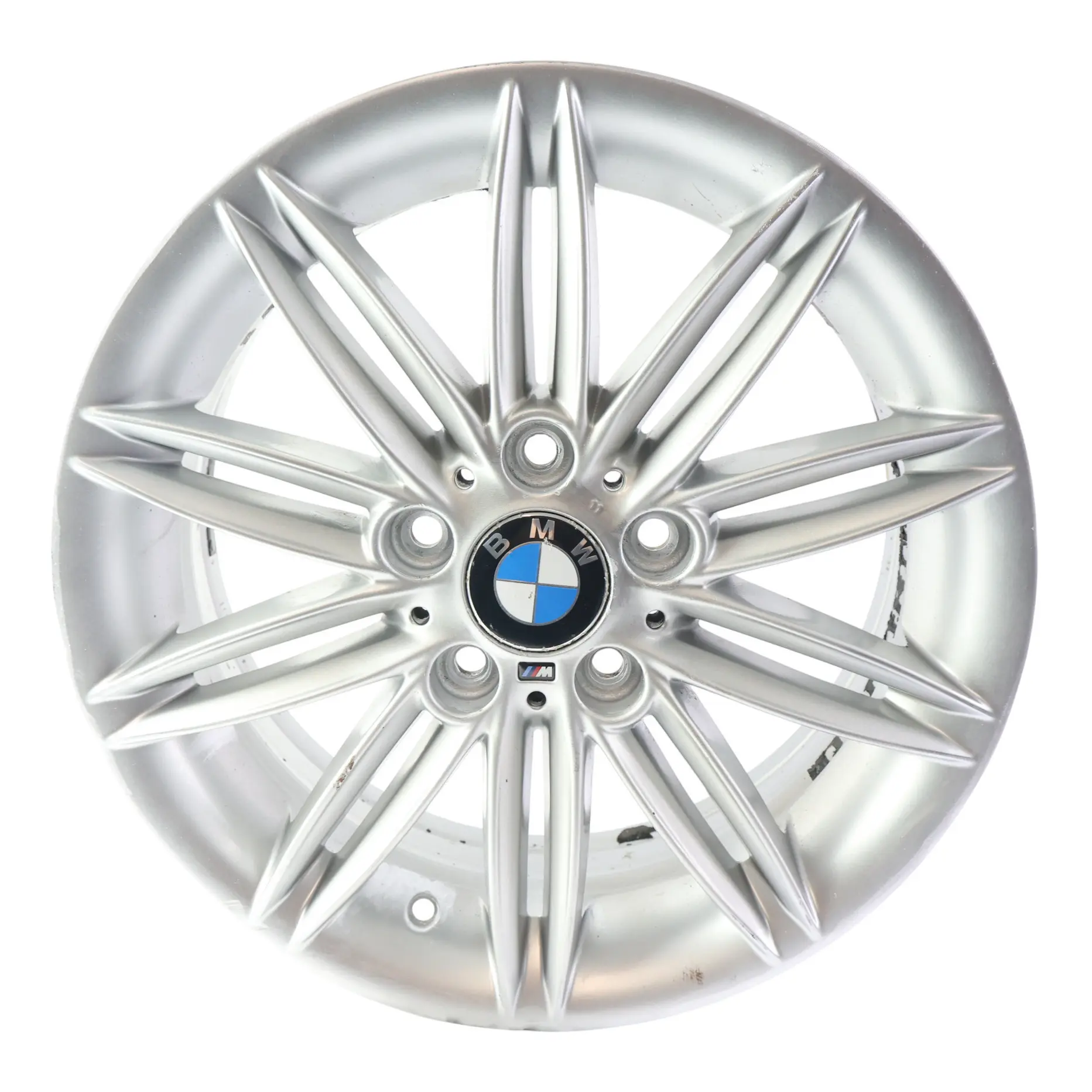 BMW E81 E82 E87 E88 Argent Jantes Alu Alliage 17 " 7J Et:47 M Rayons Doubles