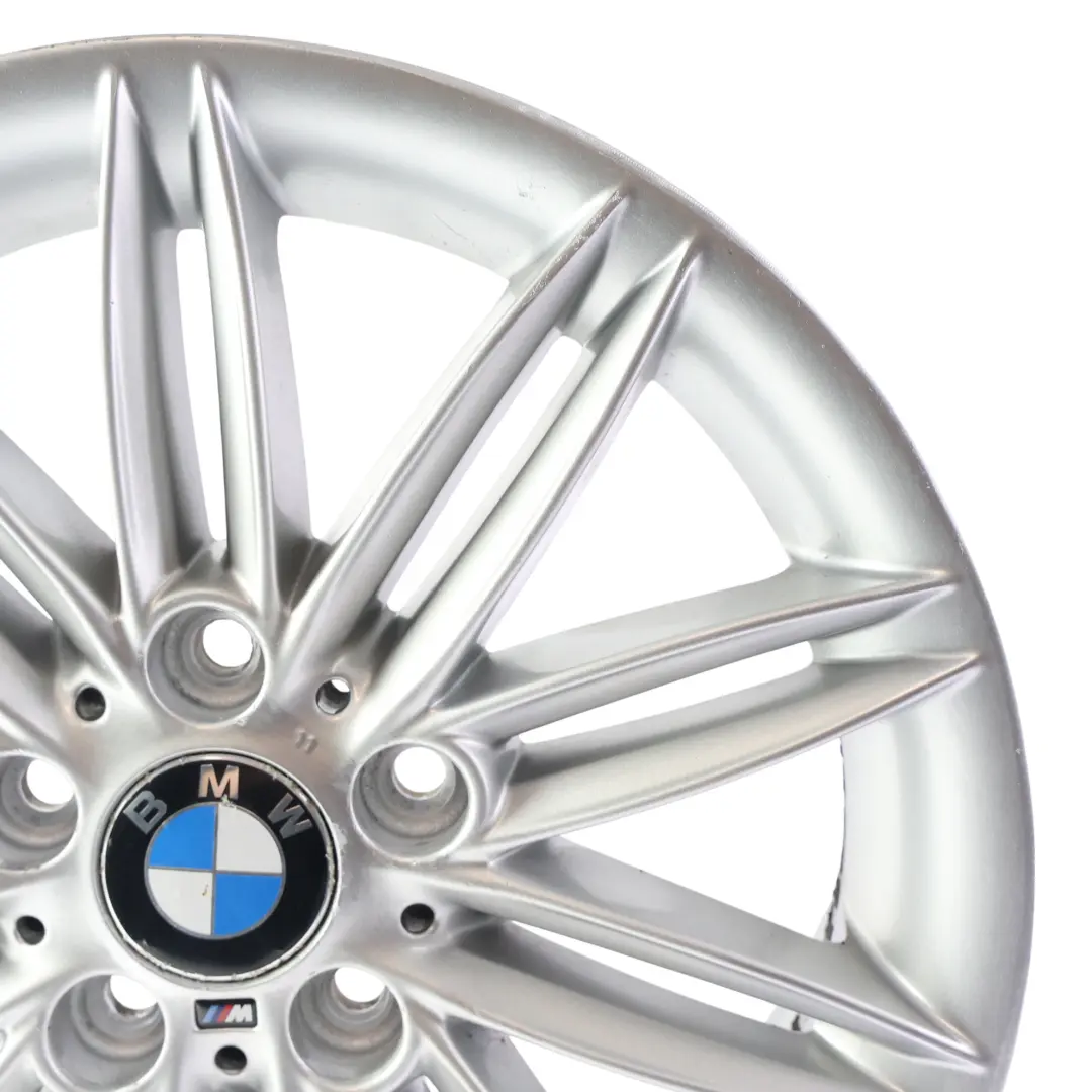 Silber Alu Felge Alufelge 17" 7J ET:47 M Doppel Speiche 207 für BMW E81 E82 E87 E88 mit Teilenummer 8036937 BMW E81 E82 E87 E88 Silber Alu Felge Alufelge 17" 7J ET:47 M Doppel Speiche 207 - SKU 8036937-6 - Teilenummer 8036937