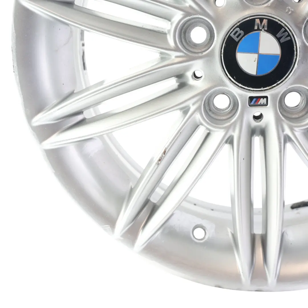 BMW E81 E82 E87 E88 Wheel Rim Alloy Silver 17" 7J ET:47 M Double Spoke 207 - SKU 8036937-6 - Part number 8036937