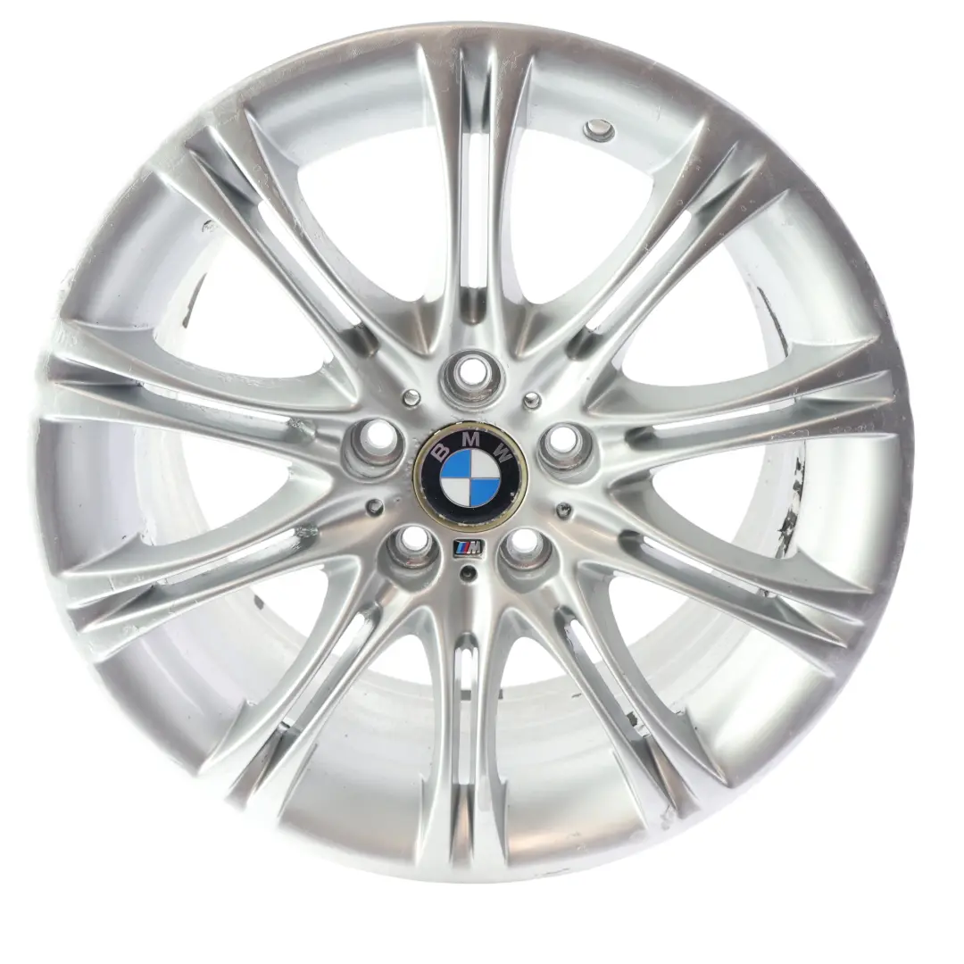 llanta De aleacion De plata 18 "8J ET:20 M De doble radio 135 para BMW E60 E61 con número de pieza 8036947 BMW E60 E61 llanta De aleacion De plata 18 "8J ET:20 M De doble radio 135 - SKU 8036947-1 - Número de pieza 8036947