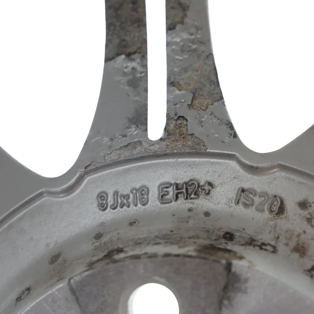 llanta De aleacion De plata 18 "8J ET:20 M De doble radio 135 para BMW E60 E61 con número de pieza 8036947 BMW E60 E61 llanta De aleacion De plata 18 "8J ET:20 M De doble radio 135 - SKU 8036947-1 - Número de pieza 8036947