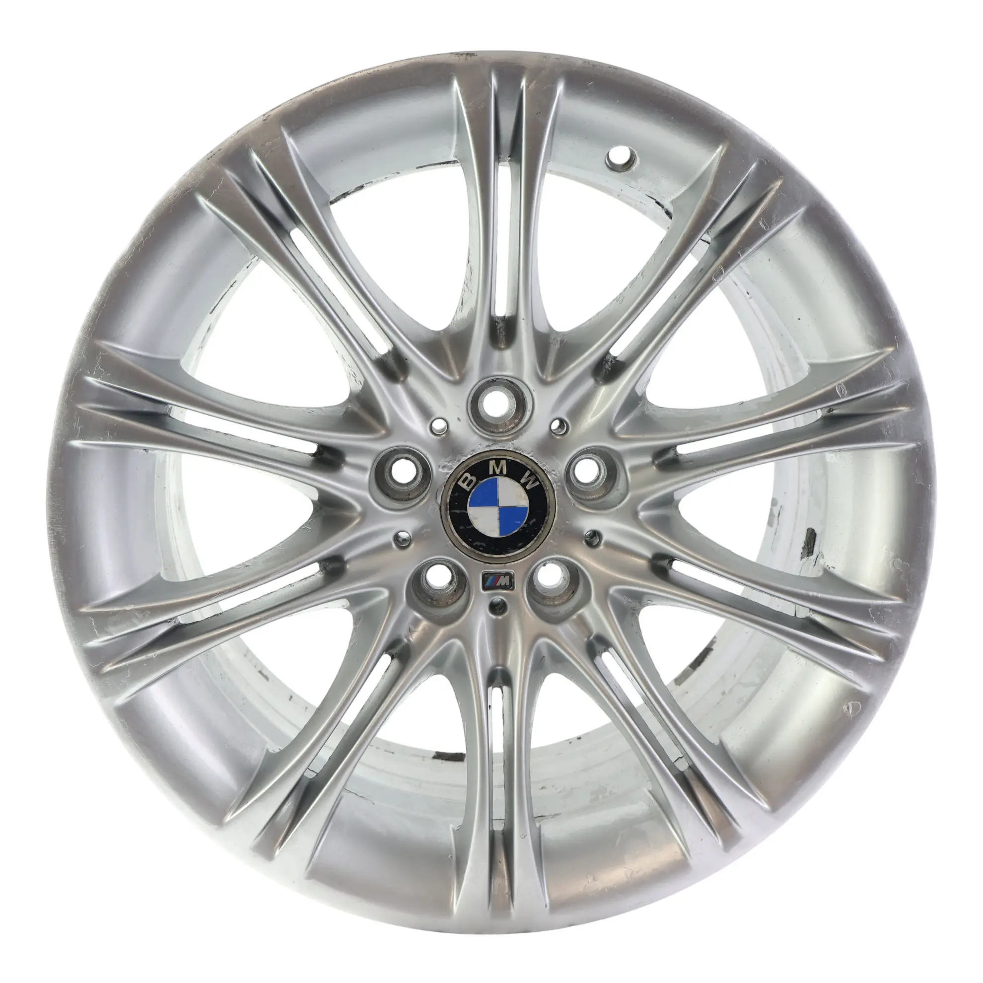 BMW E60 E61 Silver Alloy Wheel Rim 18" ET:20 8J M Double Spoke 135