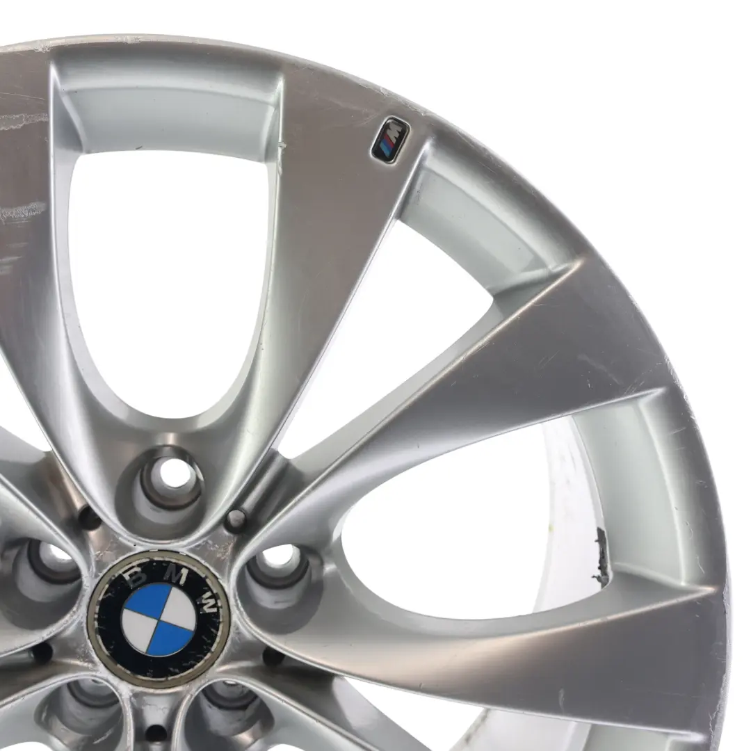 BMW X5 E70 Silberne Hinterrad felge 20" M V-Speiche 227 ET:35 11J - SKU 8037350-1 - Teilenummer 8037350