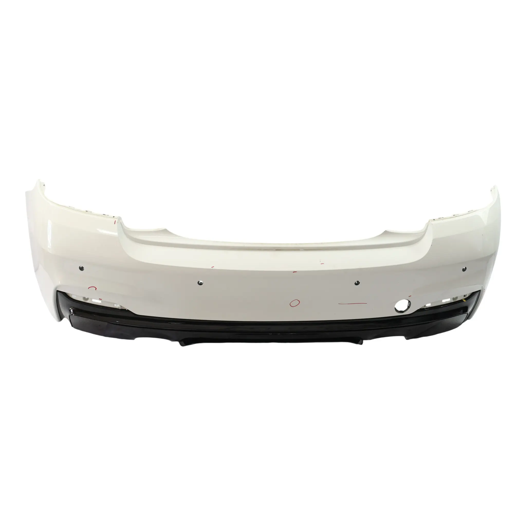 BMW F22 F23 Rear Bumper Trim Panel M Sport Alpinweiss 3 White - 300