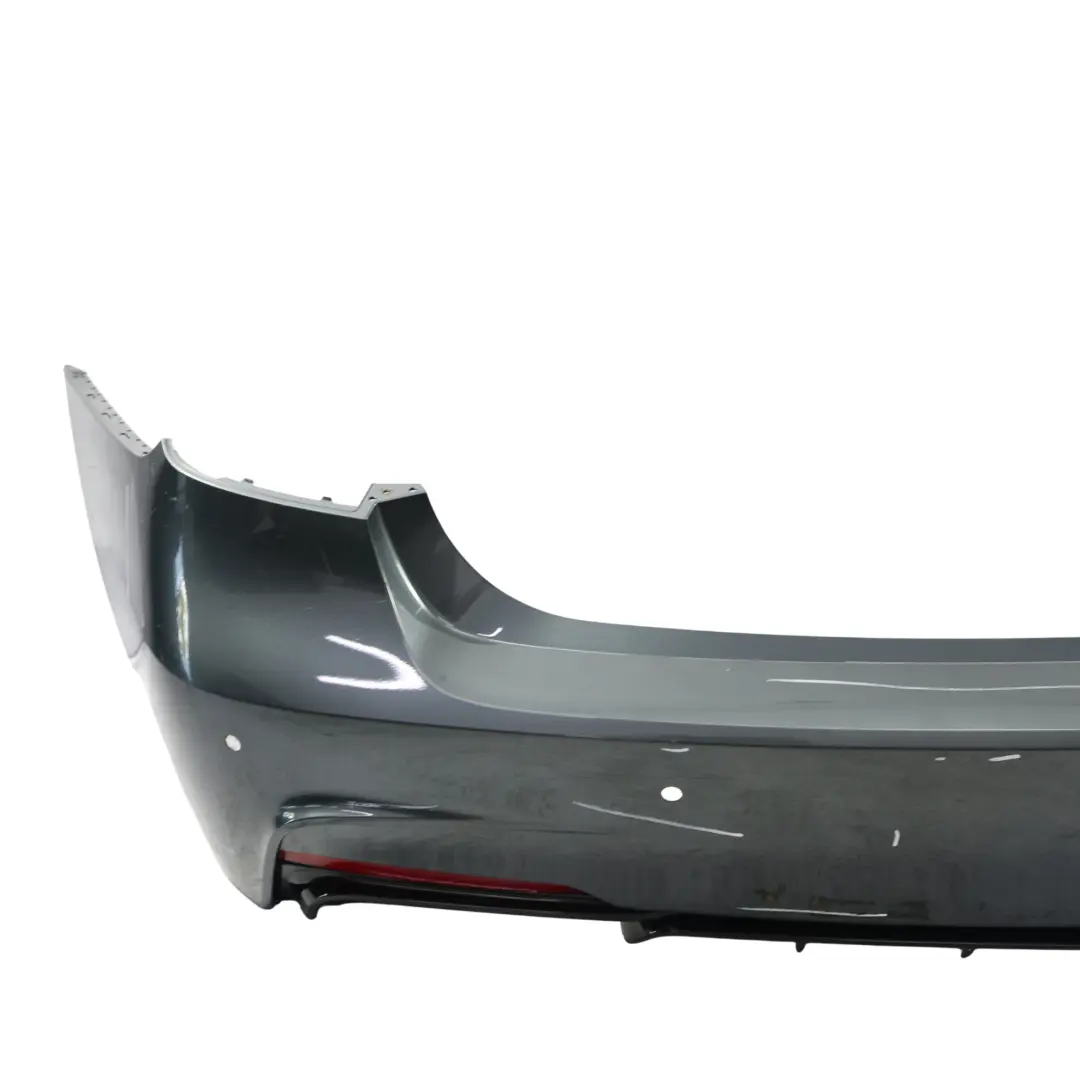 Bumper Rear Trim M Sport Panelling PDC Mineralgrau Grey Metallic - B39 to BMW F30 with Part number 8056497 BMW F30 Bumper Rear Trim M Sport Panelling PDC Mineralgrau Grey Metallic - B39 - SKU 8056497-MG1 - Part number 8056497