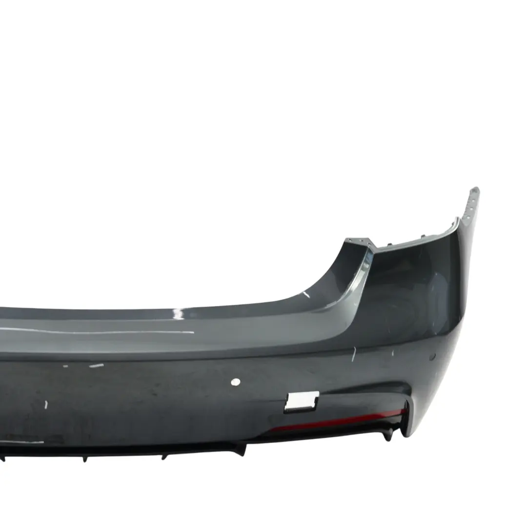 BMW F30 Bumper Rear Trim M Sport Panelling PDC Mineralgrau Grey Metallic - B39 - SKU 8056497-MG1 - Part number 8056497