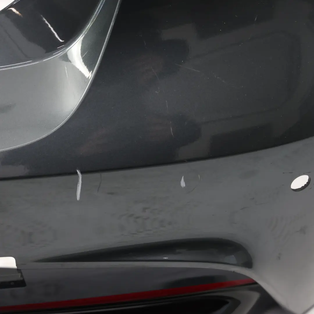 Bumper Rear Trim M Sport Panelling PDC Mineralgrau Grey Metallic - B39 to BMW F30 with Part number 8056497 BMW F30 Bumper Rear Trim M Sport Panelling PDC Mineralgrau Grey Metallic - B39 - SKU 8056497-MG1 - Part number 8056497