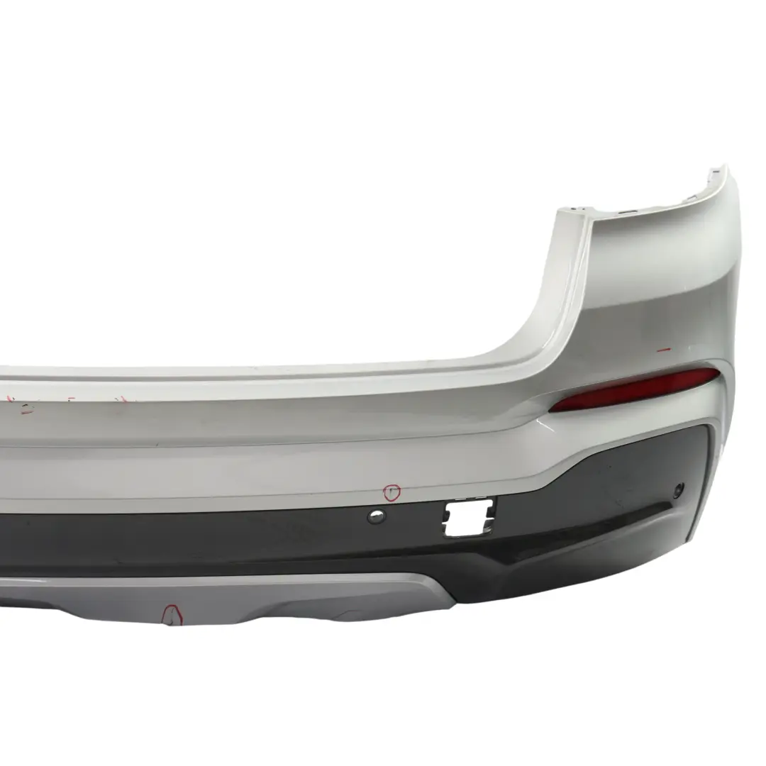 BMW X4 F26 Rear Bumper Trim Panel Cover PDC M Sport Glacier Silber Metallic A83 - SKU 8064118-GSB - Part number 8064118