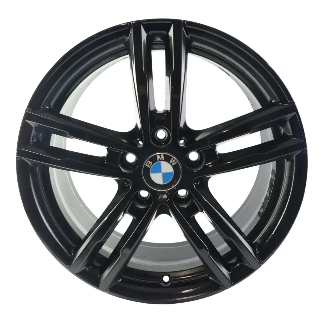BMW F20 F21 F22 Schwarz Alu Felge 18" 7,5J ET:45 M Doppelte Speiche 719 - SKU 8074185-3 - Teilenummer 8074185