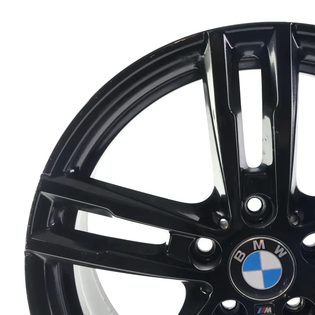 BMW F20 F21 F22 Felga Czarna 18" 7,5J ET45 M Double Spoke 719 - SKU 8074185-3 - Numer Części 8074185