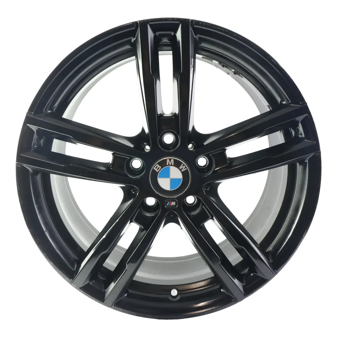 BMW F20 F21 F22 Black Wheel Alloy Rim 18" 7,5J ET:45 M Double Spoke 719 - SKU 8074185-4 - Part number 8074185