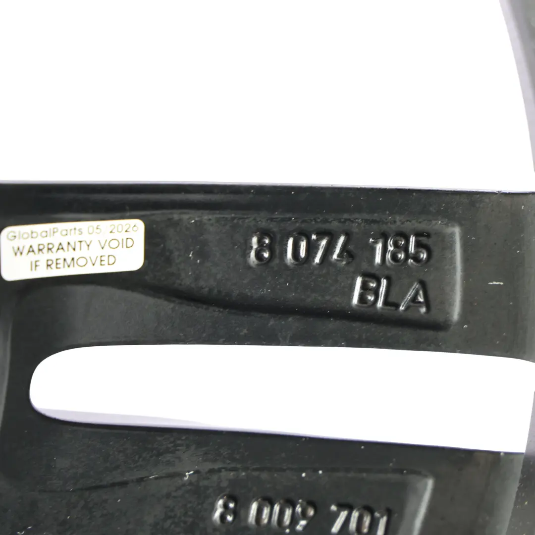 BMW F20 F21 F22 Cerchio Lega Nero 18" 7,5J ET:45 M Doppia Razza 719 - SKU 8074185-4 - Numero di parte 8074185