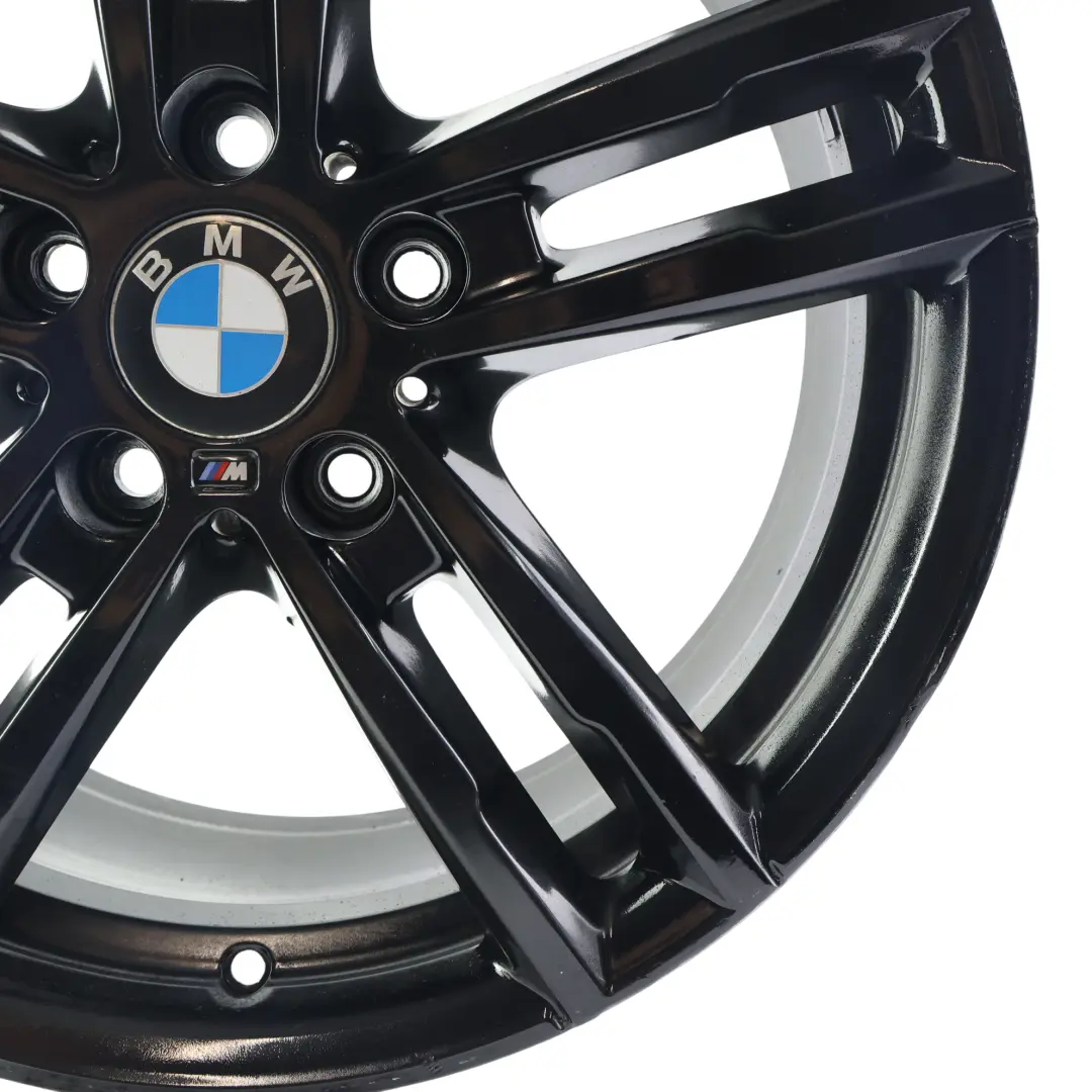 BMW F20 F21 F22 Felga Czarna 18" 7,5J ET45 M Double Spoke 719 - SKU 8074185-4 - Numer Części 8074185