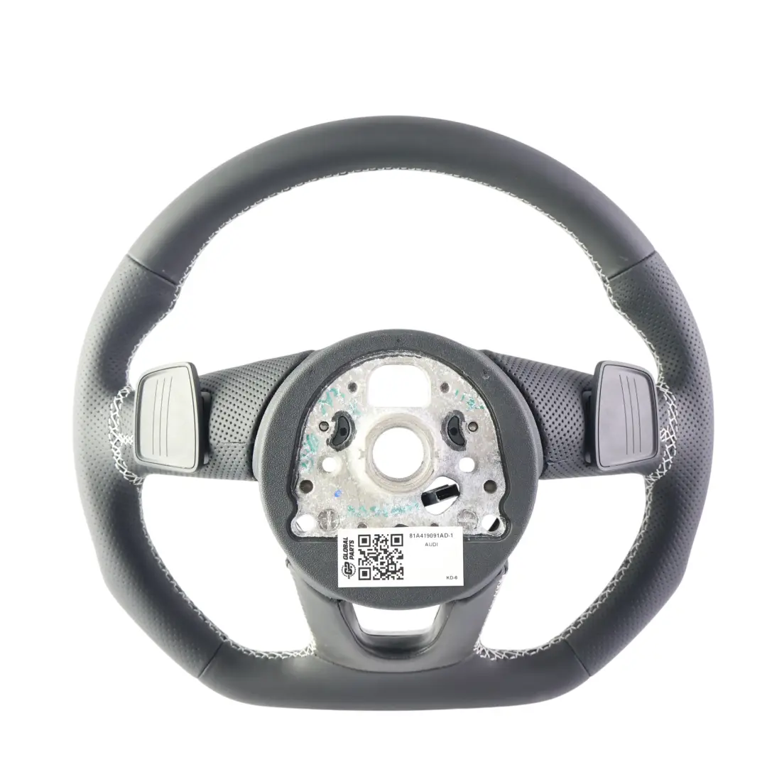 Lenkrad S-Line NEU Leder Flach Boden für Audi A3 8V A4 B9 A5 F5 mit Teilenummer 81A419091AD Audi A3 8V A4 B9 A5 F5 Lenkrad S-Line NEU Leder Flach Boden - SKU 81A419091AD-1 - Teilenummer 81A419091AD