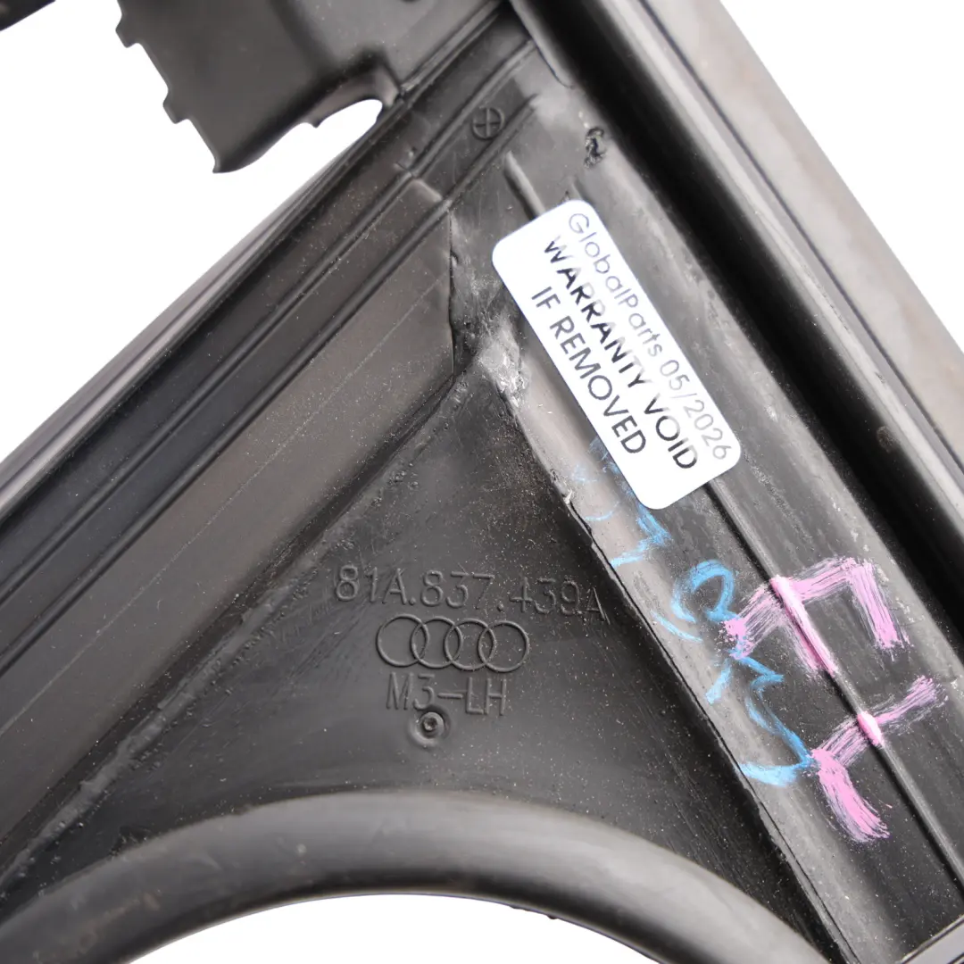 Window Guide Frame Seal Gasket Rubber Front Left N/S to Audi Q2 GA with Part number 81A837439A Audi Q2 GA Window Guide Frame Seal Gasket Rubber Front Left N/S - SKU 81A837439A - Part number 81A837439A