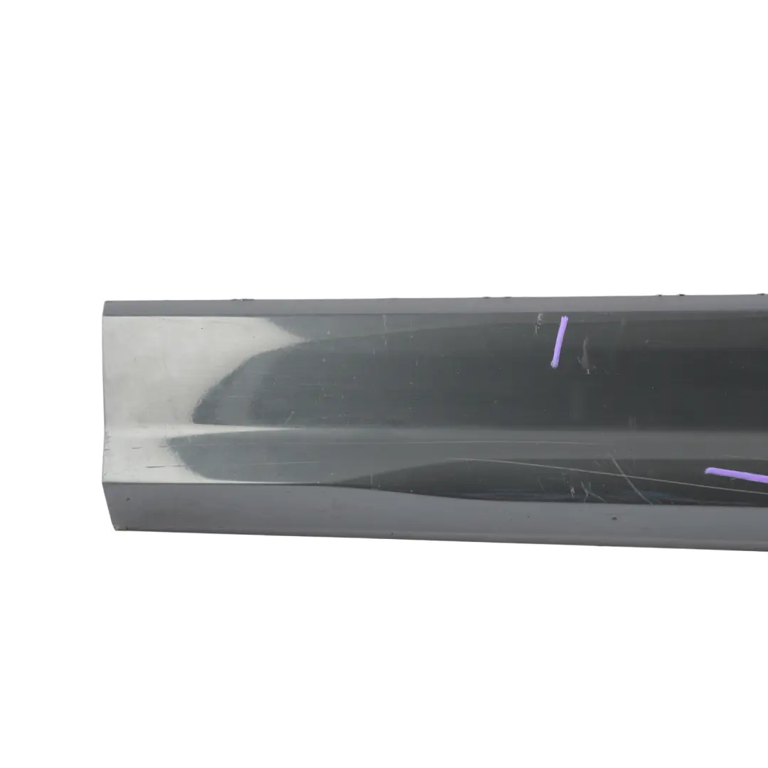 Audi Q2 GA Front Door Trim Moulding Strip Left N/S Manhattan Grey Metallic - X7L - SKU 81A853959B-MAGR - Part number 81A853959B