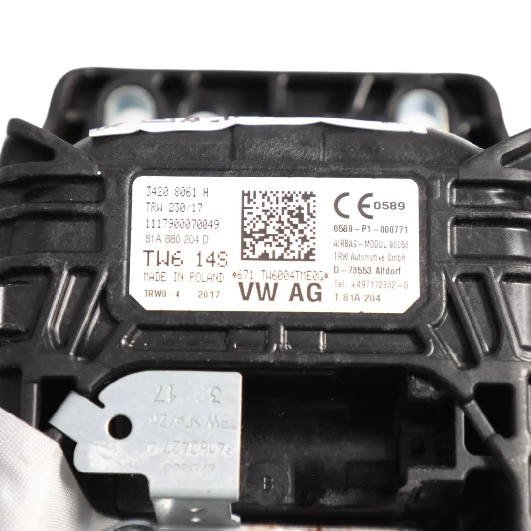 Audi Q2 GA Dashboard Dash Air Module Passenger Side - SKU 81A880204D - Part number 81A880204D