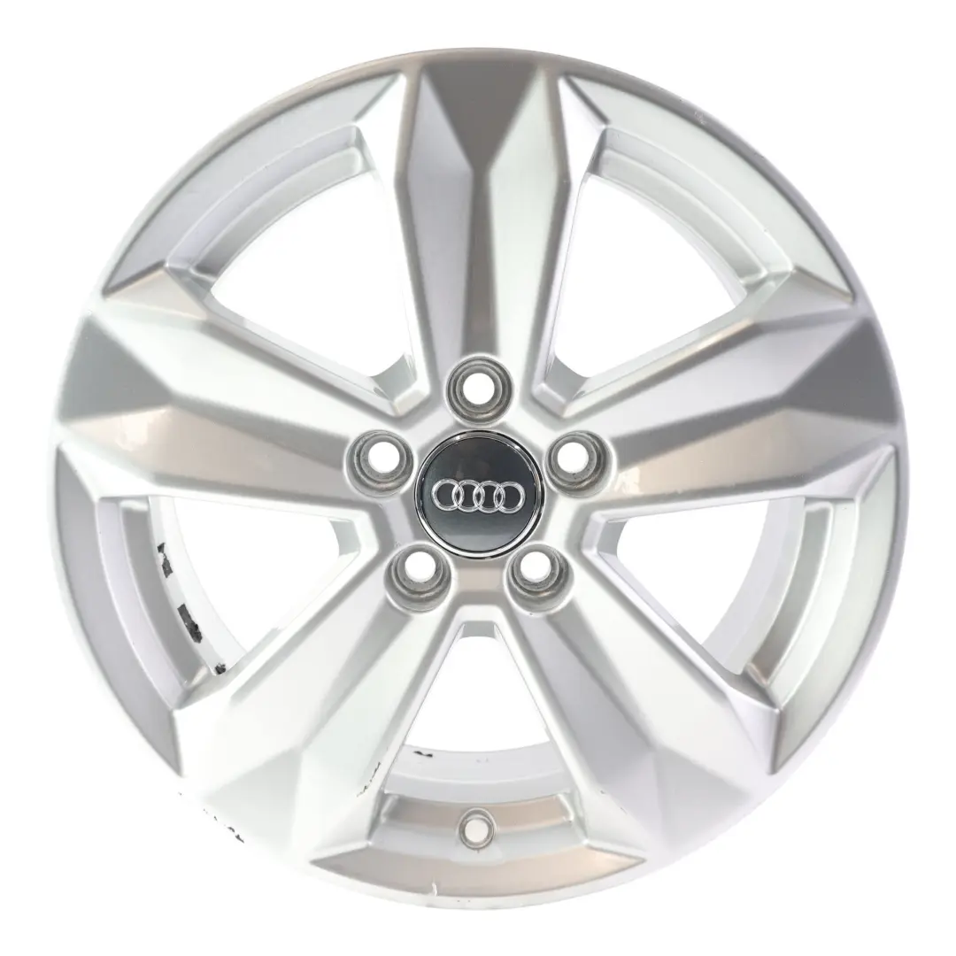 Audi A1 GB Jante Alliage Argent 15" 6J ET:37 5/100 - SKU 82A601025-3 - Numéro de pièce 82A601025