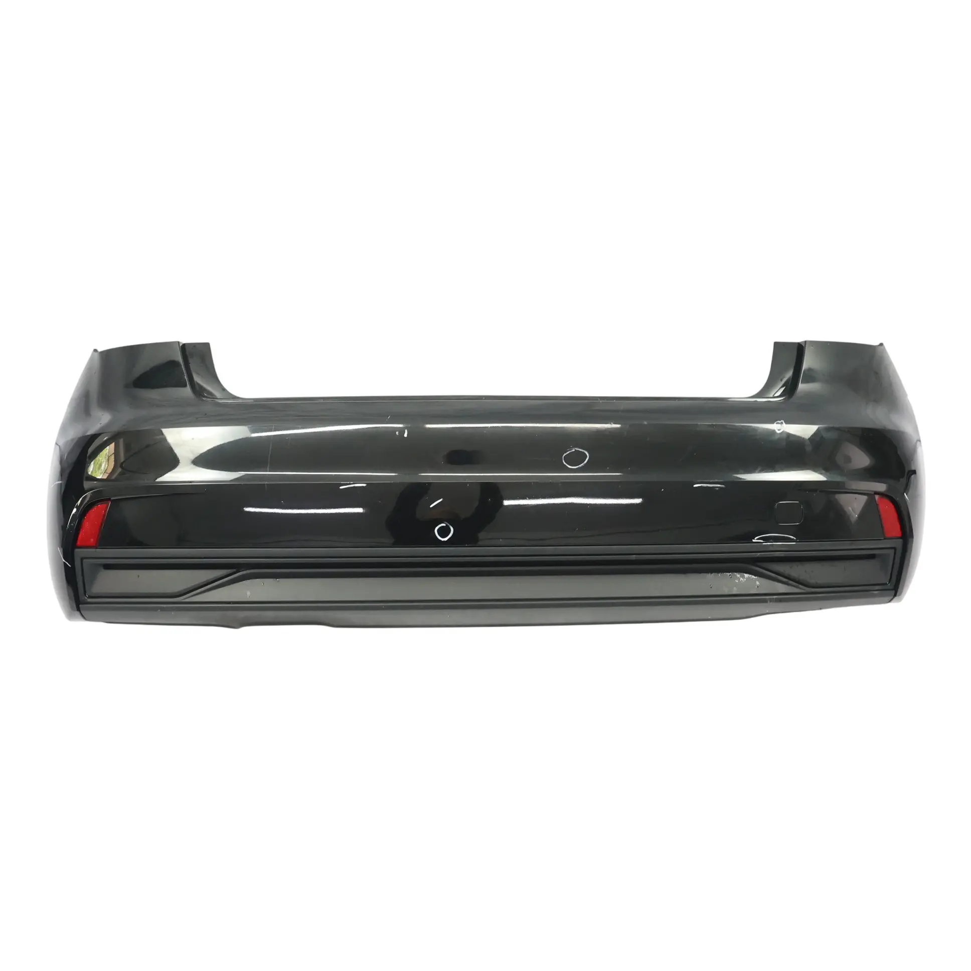 Audi A1 GB Rear Bumper Without PDC Mythical Black Metallic - Y9T