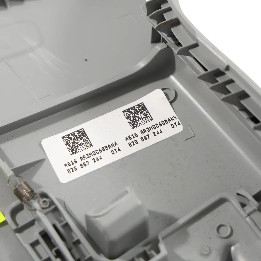 Audi A1 S1 GB Moldura Interior Pilar B Panel Superior Derecho Gris - SKU 82G867244 - Número de pieza 82G867244