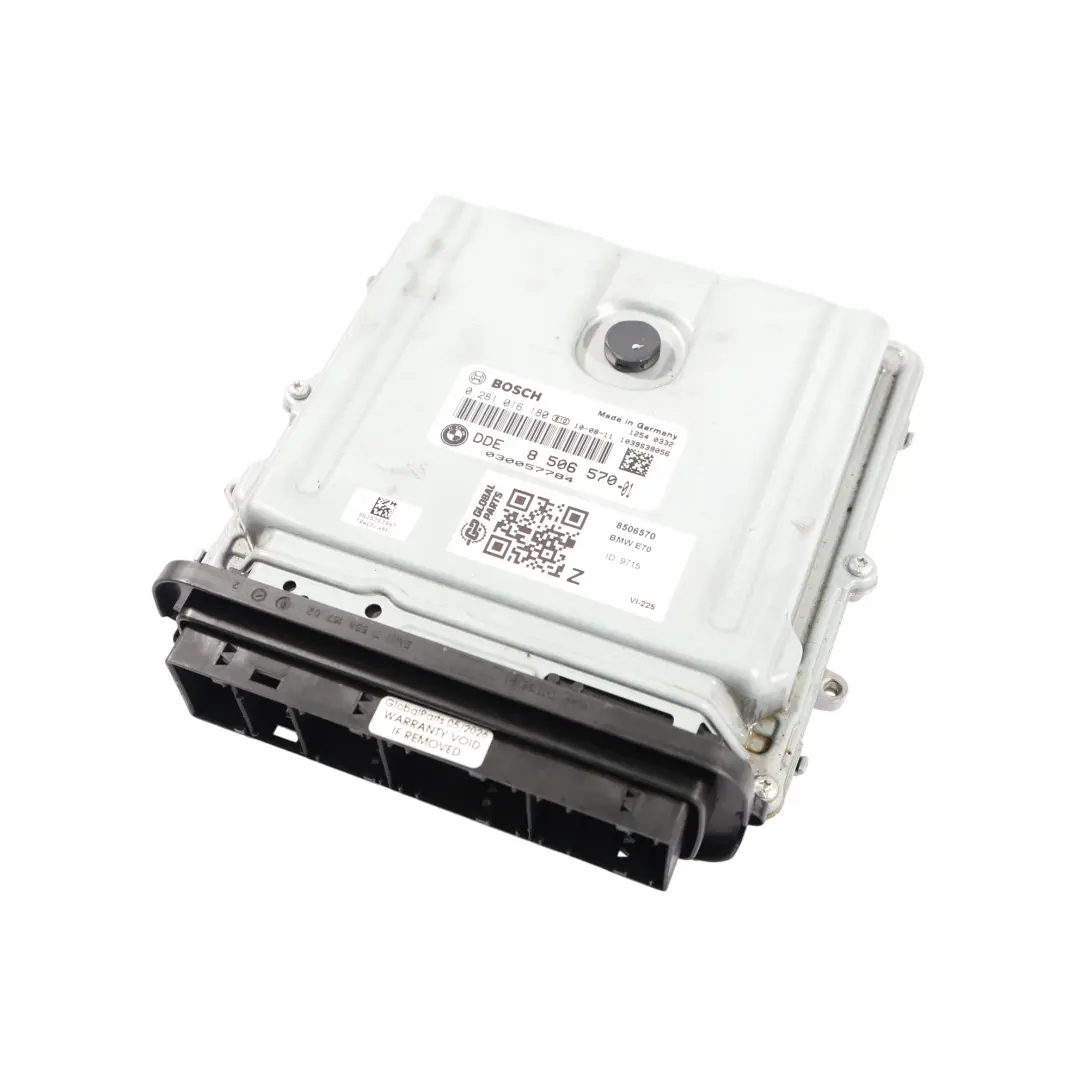 BMW X5 E70 X6 E71 30dX Diesel N57 245HP Módulo ECU Motor Automático - SKU 8506570 - Número de pieza 8506570