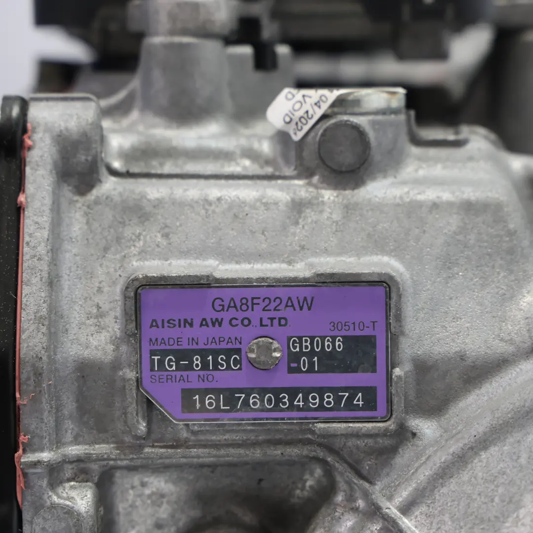 BMW F45 F46 B48 220i Automatic Gearbox GA8F22AW 8685607 WARRANTY - SKU 8687007 - Part number 8687007