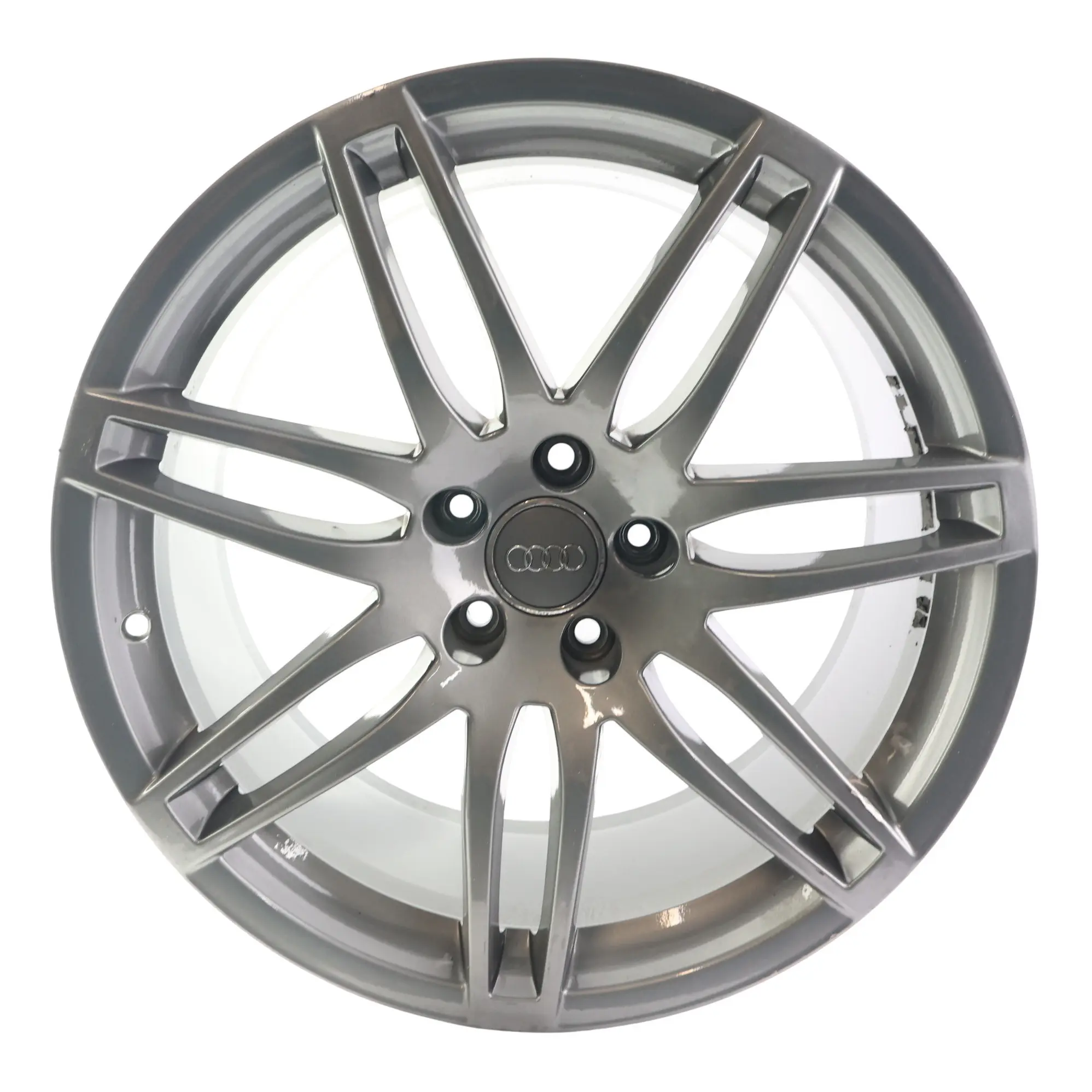Audi RS4 B7 Silver Alloy Wheel Rim 19" 9J ET:29 Twin Spoke 8E0601025AG