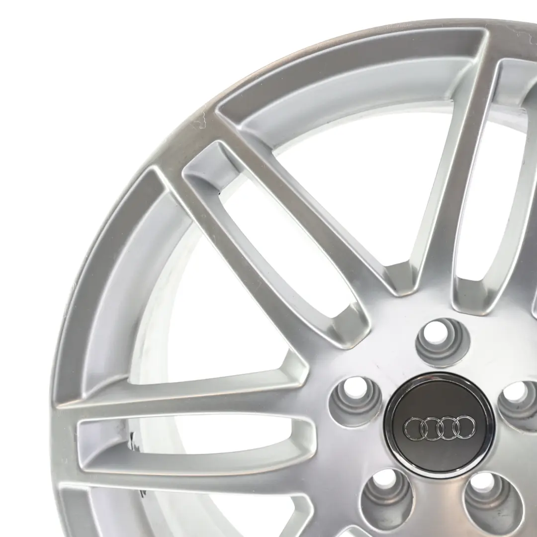 Audi A4 B6 B7 Leicht Metall Felge Silber 18" 8J ET:43 - SKU 8E0601025BA-2 - Teilenummer 8E0601025BA