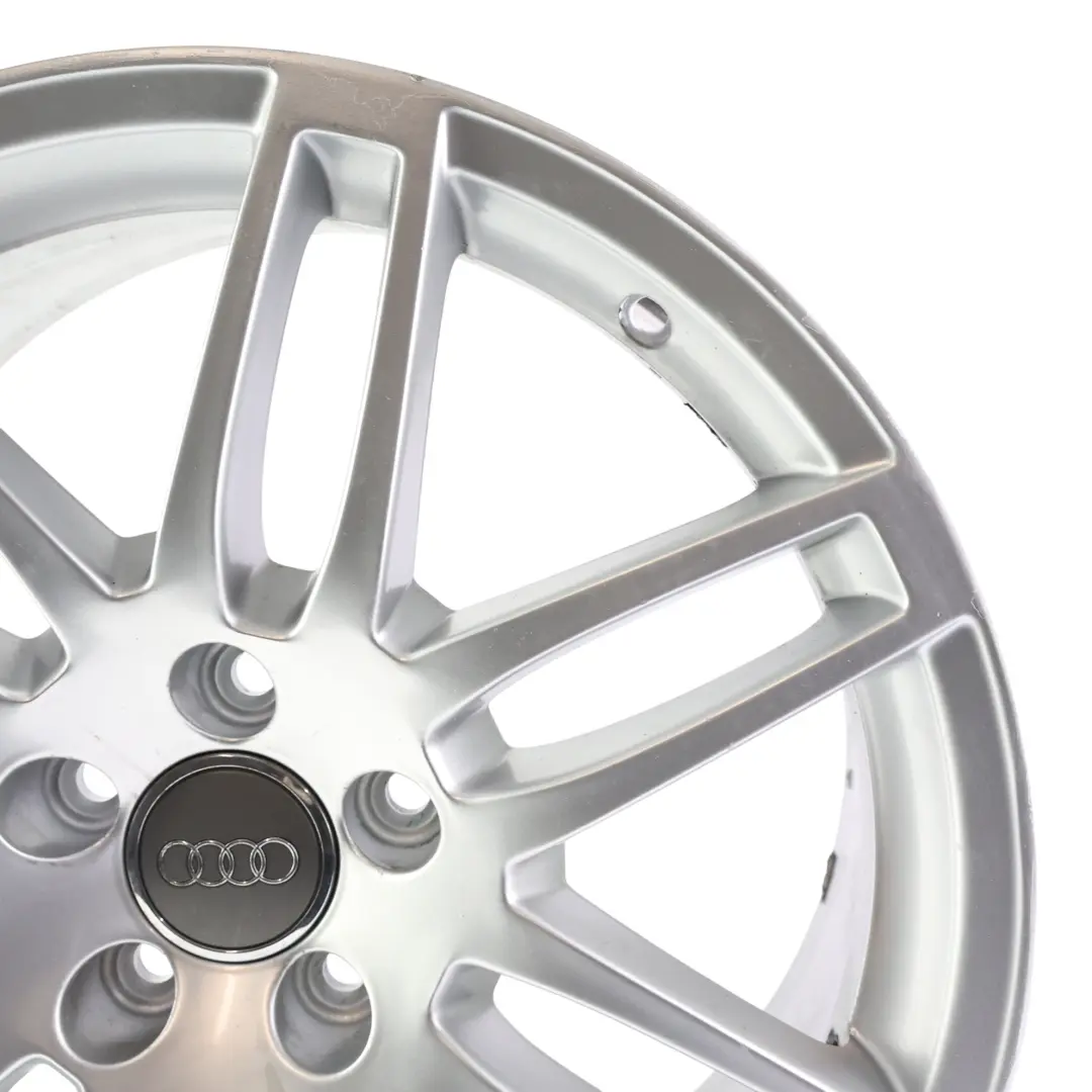 Audi A4 B6 B7 Leicht Metall Felge Silber 18" 8J ET:43 - SKU 8E0601025BA-2 - Teilenummer 8E0601025BA