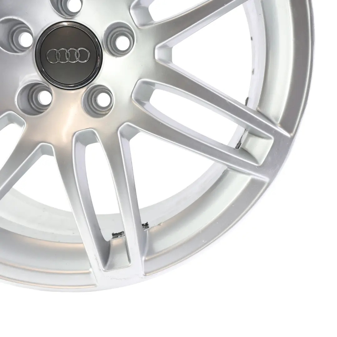Audi A4 B6 B7 Leicht Metall Felge Silber 18" 8J ET:43 - SKU 8E0601025BA-2 - Teilenummer 8E0601025BA