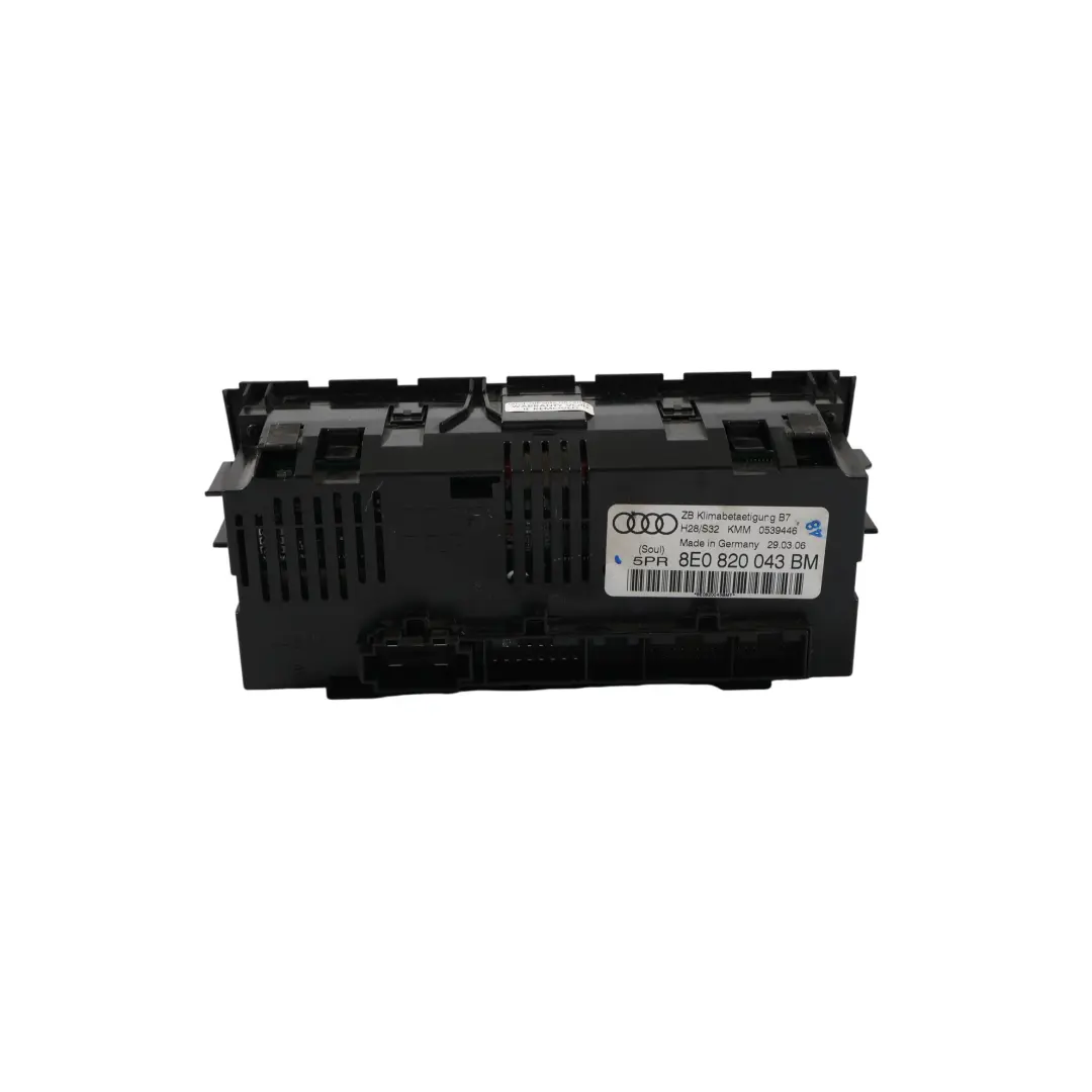 Automatik Klimaanlage Klimabedienfeld für Audi A4 B7 mit Teilenummer 8E0820043BM Audi A4 B7 Automatik Klimaanlage Klimabedienfeld - SKU 8E0820043BM-1 - Teilenummer 8E0820043BM
