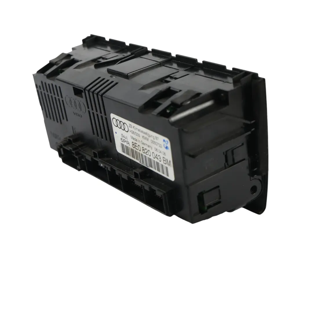 Audi A4 B7 Automatic Air Conditioning Climate Control Panel Switch - SKU 8E0820043BM-2 - Part number 8E0820043BM