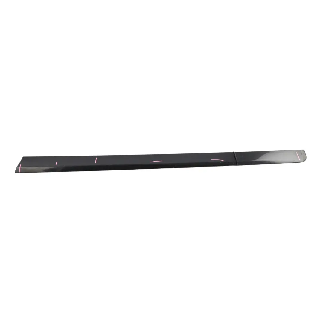 Audi A4 RS4 B7 Front Door Moulding Strip Right O/S Phantom Black - Z9Y - SKU 8E0853954-PHB1 - Part number 8E0853954