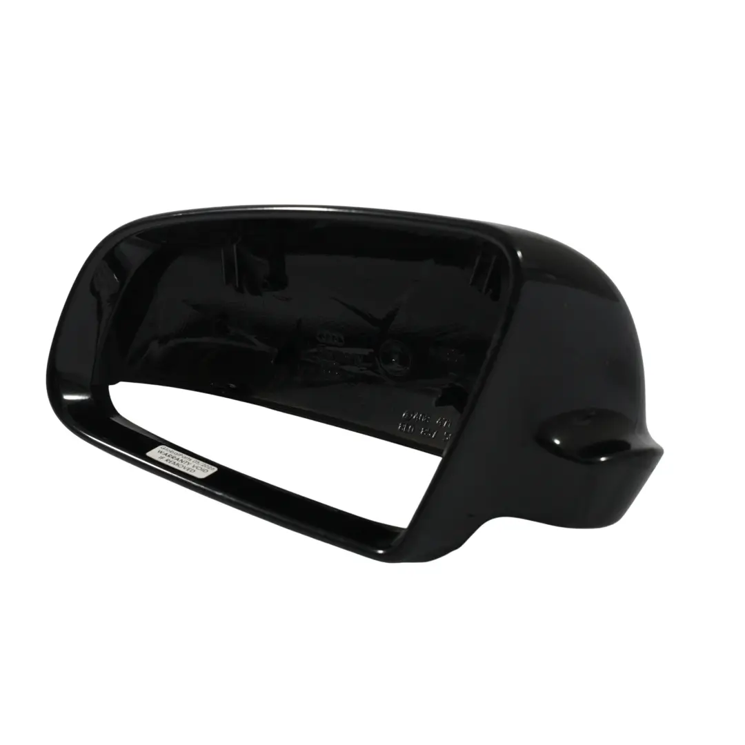 Audi A4 B7 Spiegelgehäuse Abdeckung Kappe Links Phantom Schwarz Z9Y - SKU 8E0857507B-PHB1 - Teilenummer 8E0857507B
