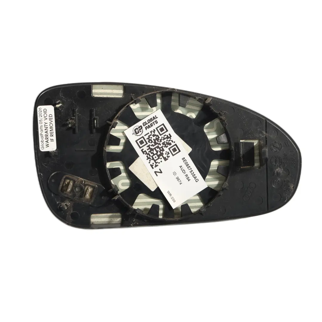 Audi RS4 B7 Außenspiegel Glas Heizbar Links - SKU 8E0857535AG - Teilenummer 8E0857535AG