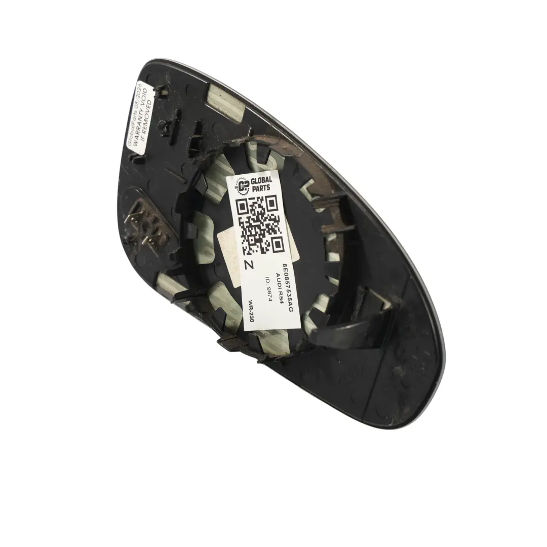 Verre Rétroviseur Insert Chauffant Gauche pour Audi RS4 B7 à propos du numéro de pièce 8E0857535AG Audi RS4 B7 Verre Rétroviseur Insert Chauffant Gauche - SKU 8E0857535AG - Numéro de pièce 8E0857535AG