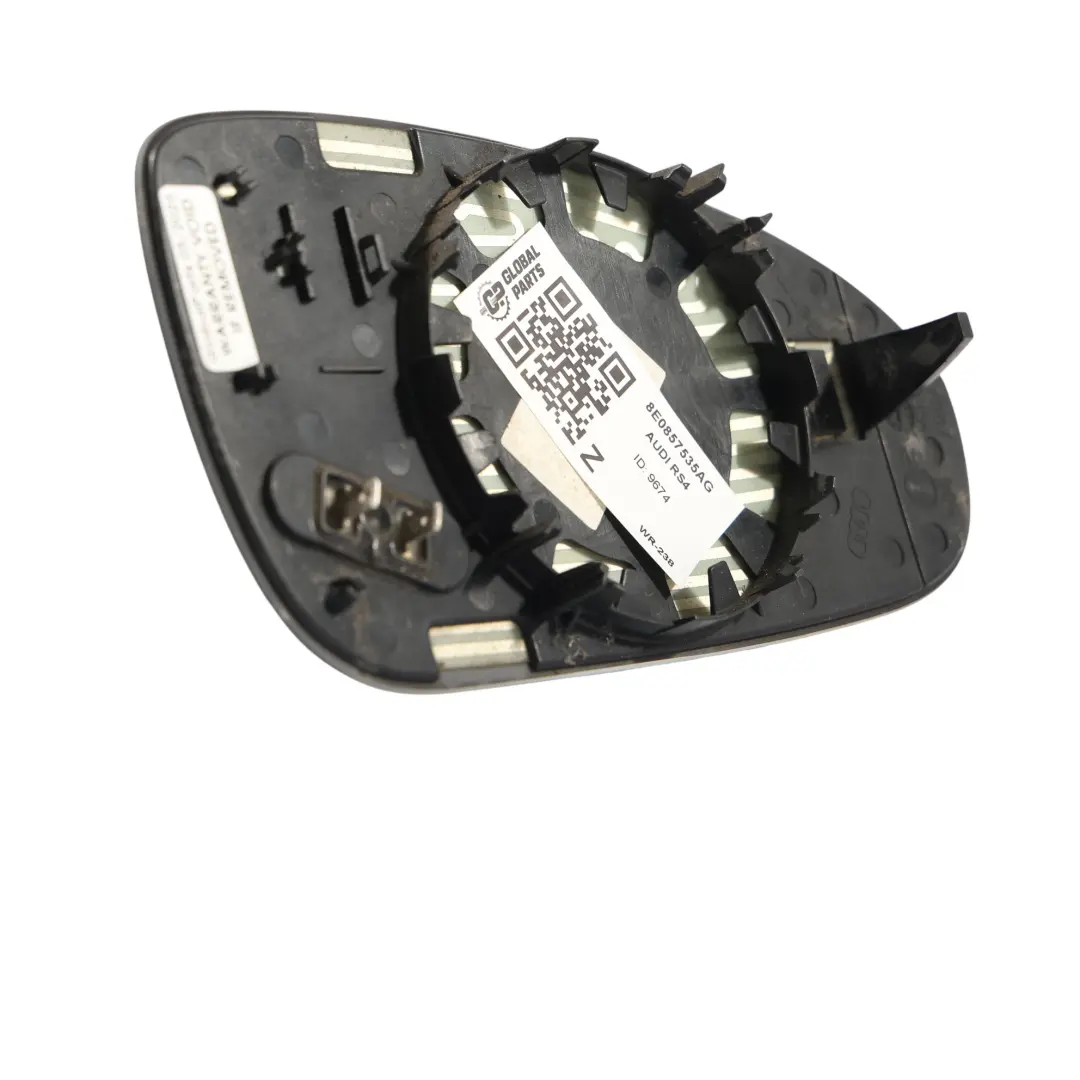 Audi RS4 B7 Verre Rétroviseur Insert Chauffant Gauche - SKU 8E0857535AG - Numéro de pièce 8E0857535AG