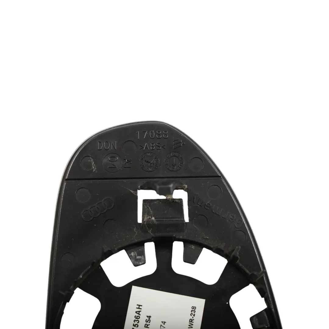 Audi RS4 B7 Wing Mirror Glass Glazing Insert Heated Right O/S - SKU 8E0857536AH - Part number 8E0857536AH
