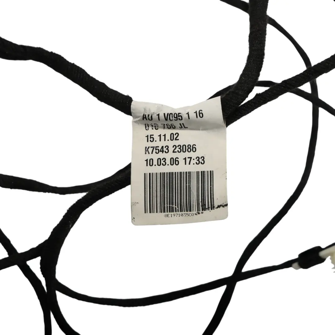Front Door Cables Wiring Loom Passenger's Side to Audi A4 B7 with Part number 8E1971035CQ Audi A4 B7 Front Door Cables Wiring Loom Passenger's Side - SKU 8E1971035CQ - Part number 8E1971035CQ