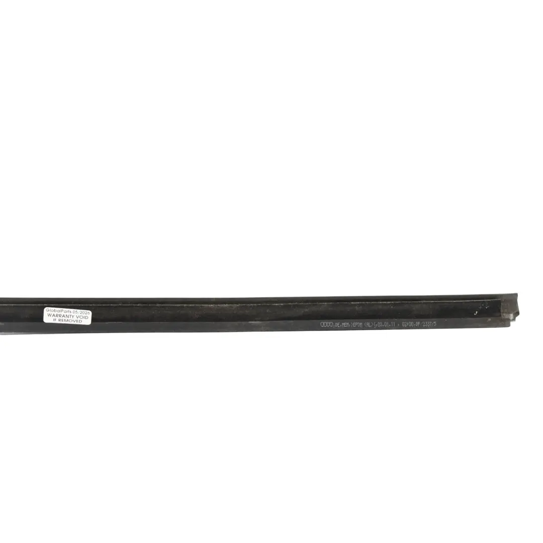 8f Window Well Glass Trim Strip Panel Rear Left N/S to Audi A5 S5 with Part number 8F0853763E Audi A5 S5 8f Window Well Glass Trim Strip Panel Rear Left N/S - SKU 8F0853763E - Part number 8F0853763E