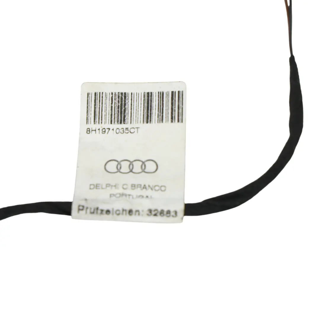 8H Cabriolet Tür Kabelbaum Beifahrerseite für Audi A4 S4 RS4 mit Teilenummer 8H1971035CT Audi A4 S4 RS4 8H Cabriolet Tür Kabelbaum Beifahrerseite - SKU 8H1971035CT - Teilenummer 8H1971035CT