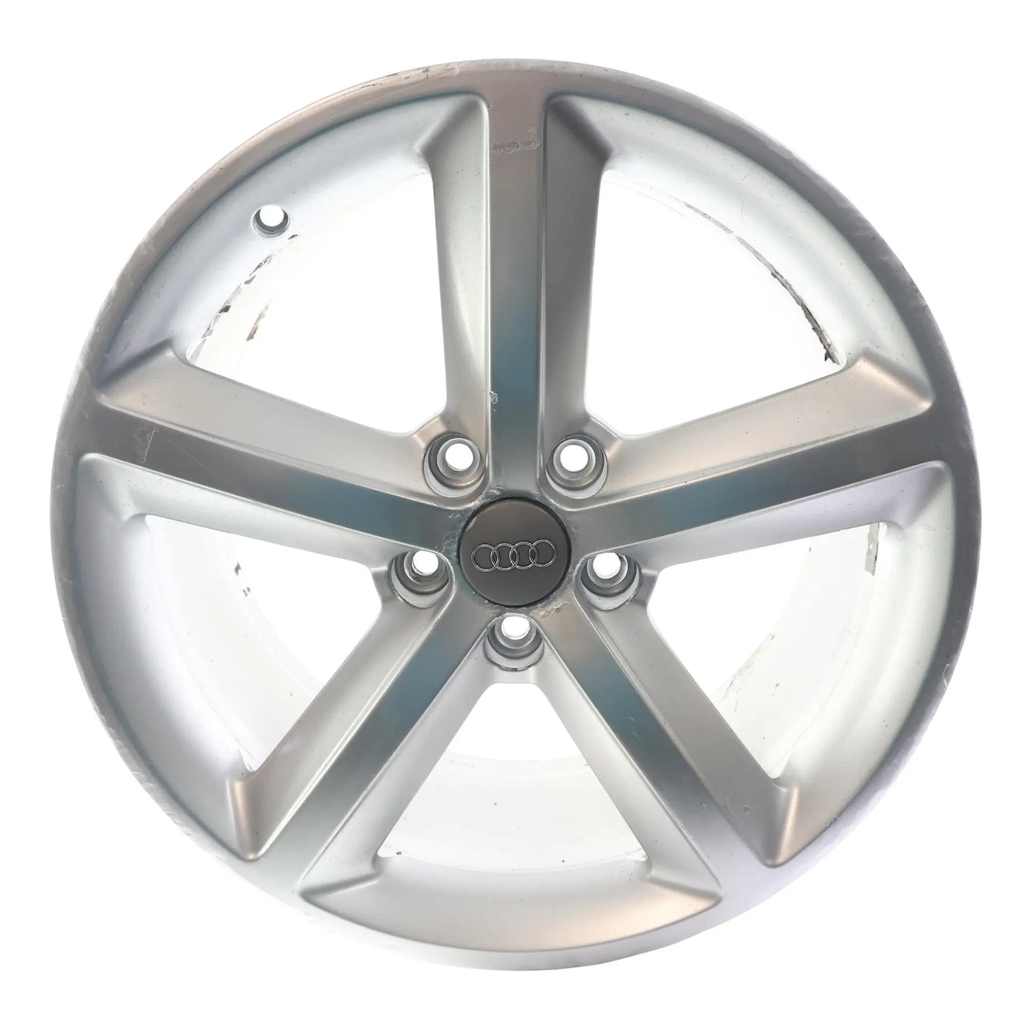 Audi TT Mk2 Wheel Alloy Rim Silver 18" 9J ET:52 Star Spoke 8J0601025M