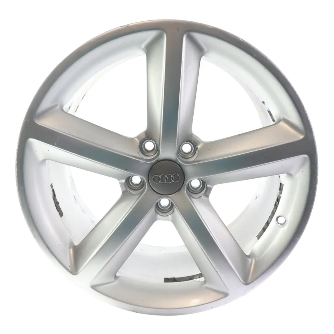 Audi TT Mk2 Wheel Alloy Rim Silver 18" 9J ET:52 Star Spoke - SKU 8J0601025M-4 - Part number 8J0601025M