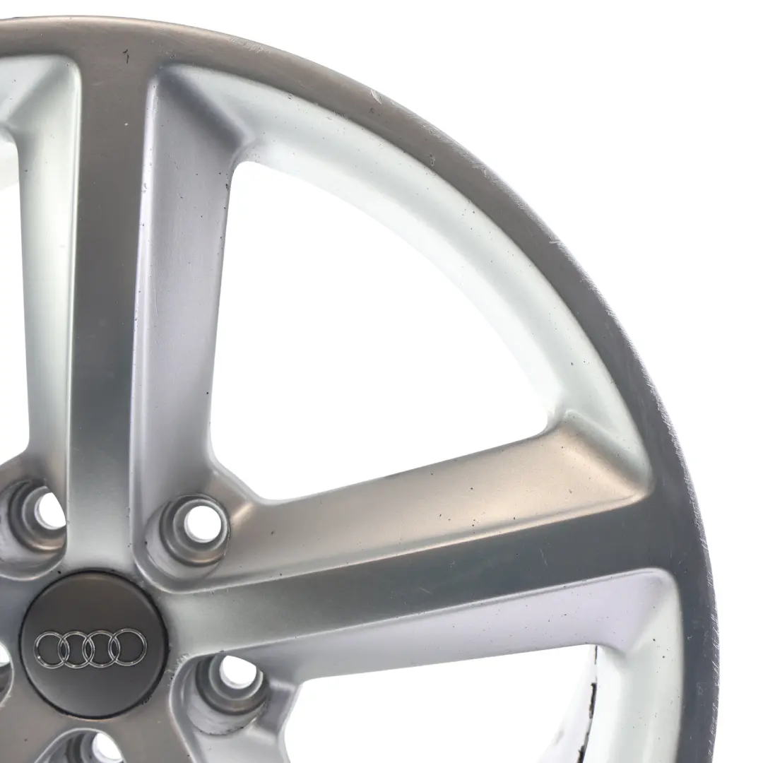 Audi TT Mk2 Wheel Alloy Rim Silver 18" 9J ET:52 Star Spoke - SKU 8J0601025M-4 - Part number 8J0601025M