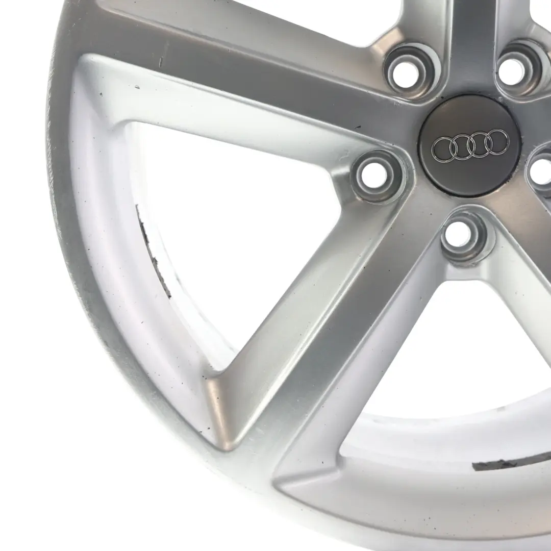 Audi TT Mk2 Wheel Alloy Rim Silver 18" 9J ET:52 Star Spoke - SKU 8J0601025M-4 - Part number 8J0601025M